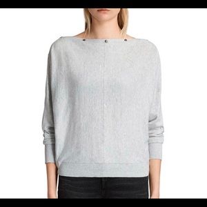 All Saints snap sweater